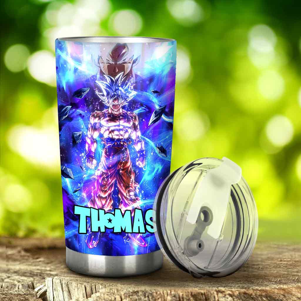 Power Comes In - Personalized Seven Balls Tumbler