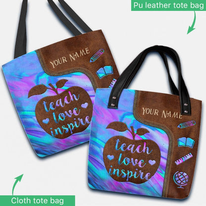 Teacher Personalized  Tote Bag