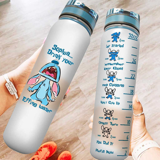 Drink Your Water - Personalized Ohana Water Tracker Bottle