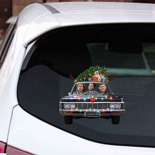 Driver Picks The Music - Christmas Decal Full