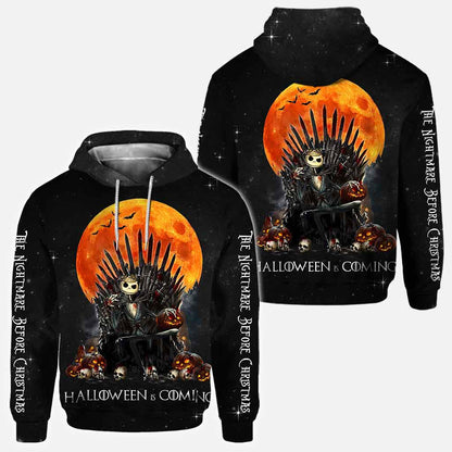 Halloween Is Coming - Nightmare All Over T-shirt and Hoodie 1121