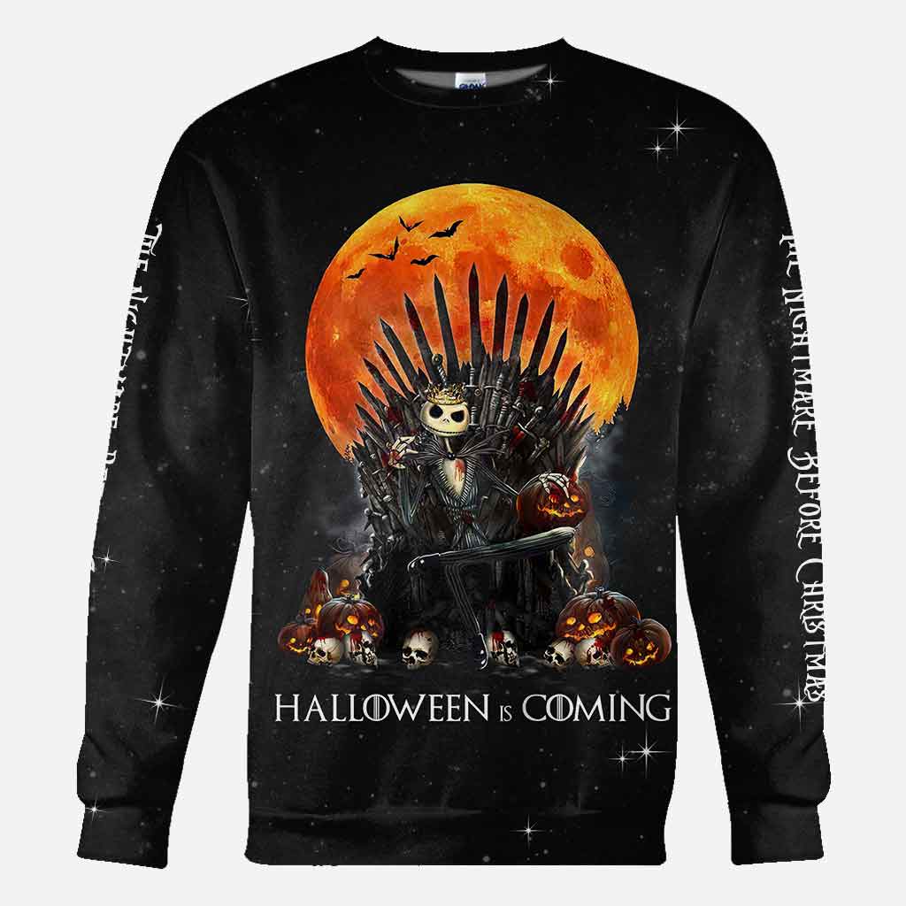 Halloween Is Coming - Nightmare All Over T-shirt and Hoodie 1121