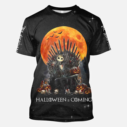 Halloween Is Coming - Nightmare All Over T-shirt and Hoodie 1121