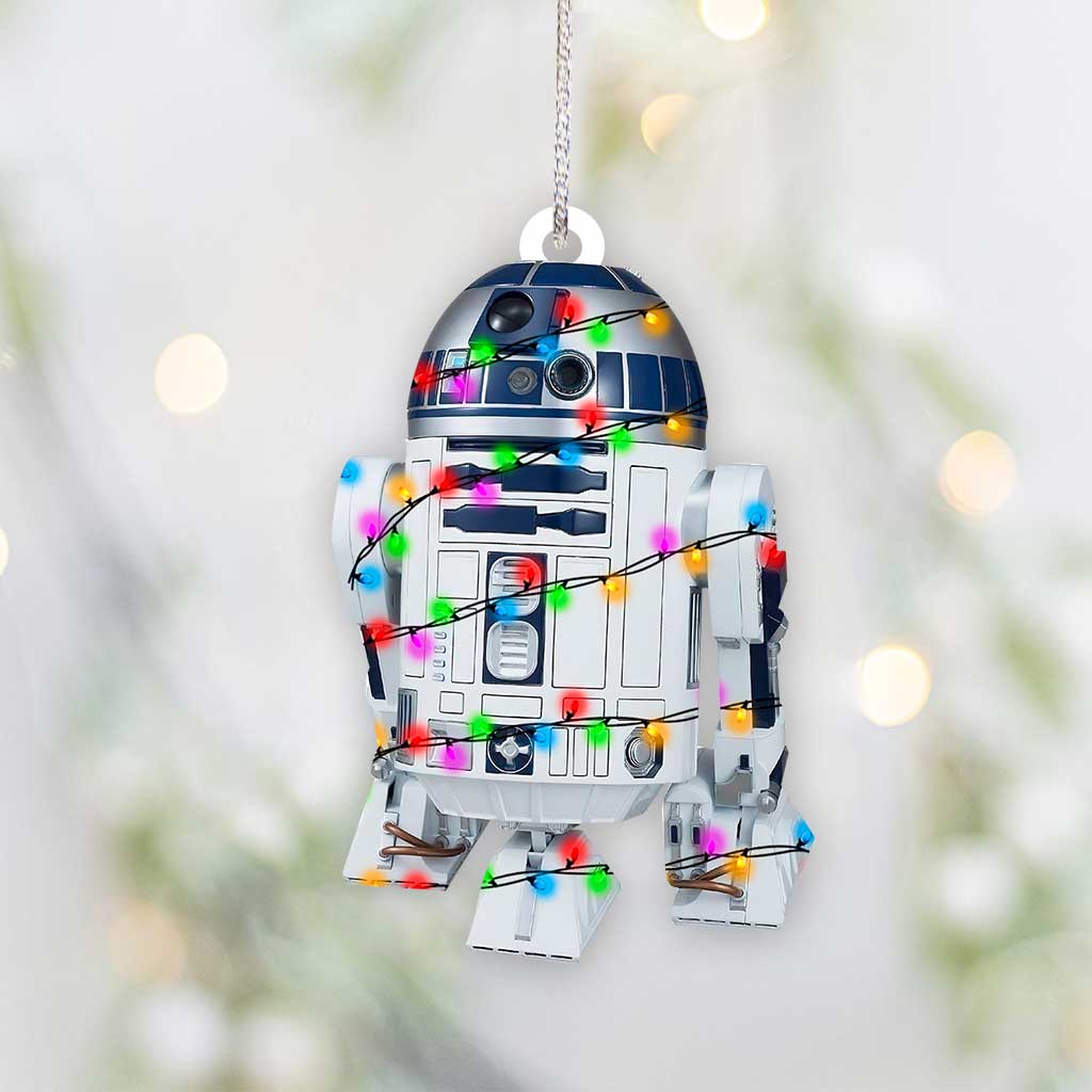 R2-D2 Droid - Christmas The Force Ornament (Printed On Both Sides)