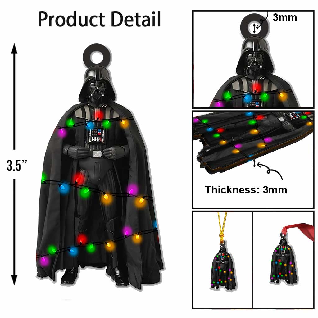 Father Figure - Christmas The Force Ornament (Printed On Both Sides)