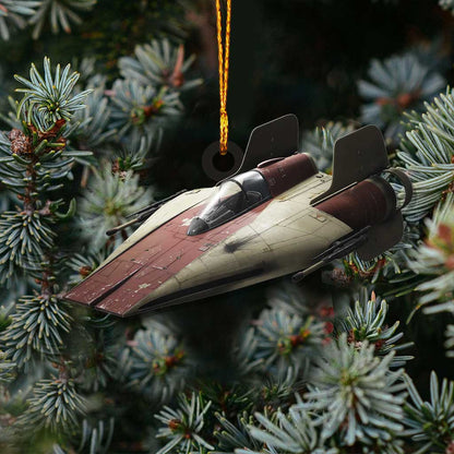 A Wing Base - Christmas The Force Ornament (Printed On Both Sides)