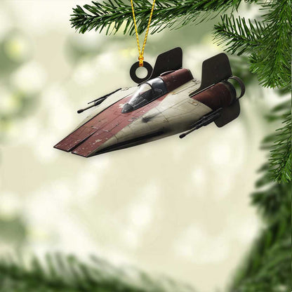 A Wing Base - Christmas The Force Ornament (Printed On Both Sides)