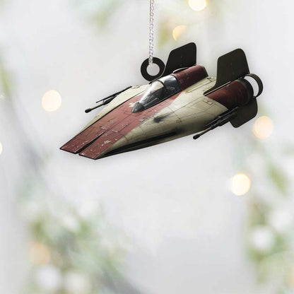 A Wing Base - Christmas The Force Ornament (Printed On Both Sides)