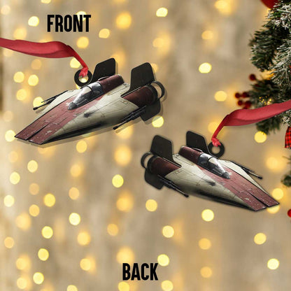 A Wing Base - Christmas The Force Ornament (Printed On Both Sides)