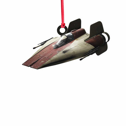 A Wing Base - Christmas The Force Ornament (Printed On Both Sides)