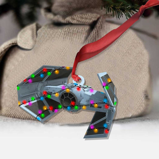 TIE fighter - Christmas The Force Ornament (Printed On Both Sides)