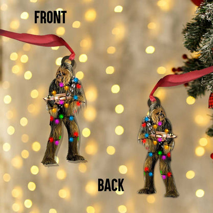 Chewbacca - Christmas The Force Ornament (Printed On Both Sides)