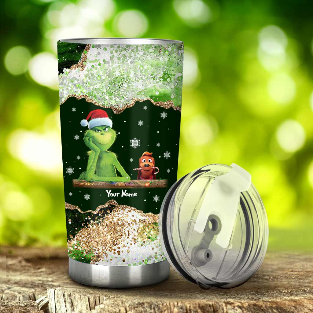 Two Things I Know - Personalized Stole Christmas Tumbler