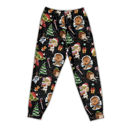 Too Cute I Am - Personalized Christmas The Force Pajamas Set