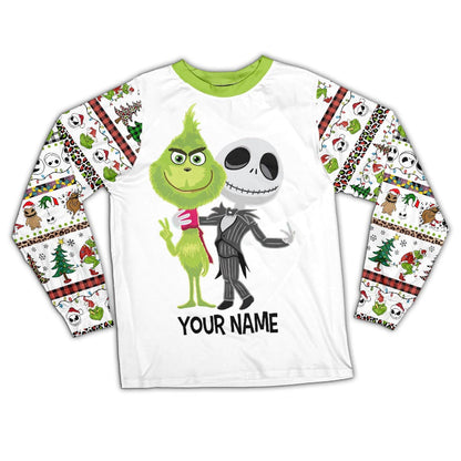 Merry Christmas - Personalized Stole Christmas Pajamas Set