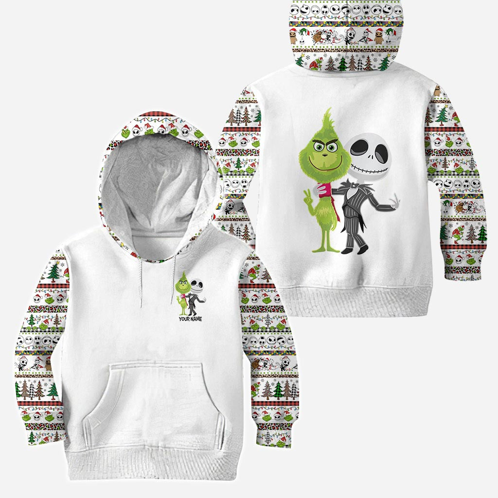 Merry Christmas - Personalized Christmas Stole Hoodie and Leggings