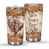We&#39;re Simply Meant To Be - Personalized Nightmare Tumbler