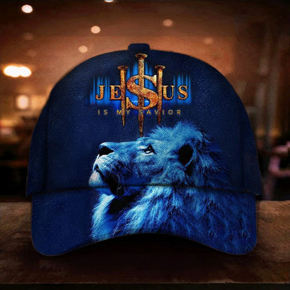 Lion Jesus Is My Savior Cap God Faith - Christian Classic Cap 0921