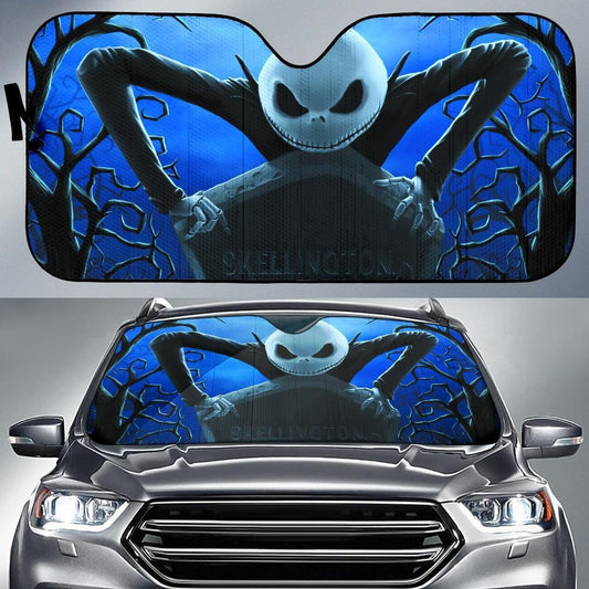 Pumpkin King Nightmare Car Sunshade 0823