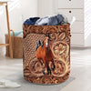 Western Horse - Horse Riding Lover - Horse Owner Laundry Basket 0921