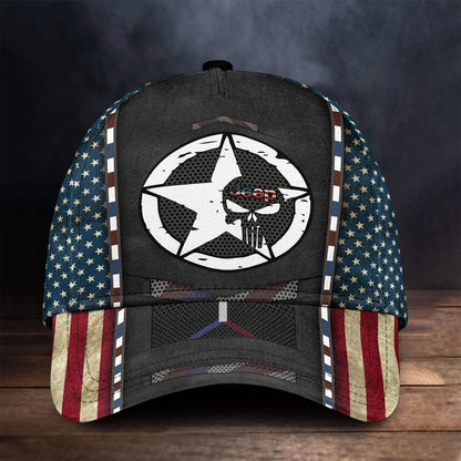 American Flag Car Classic Cap 0523