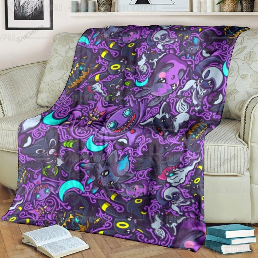 Dark Type Monster Trainer Blanket 0224