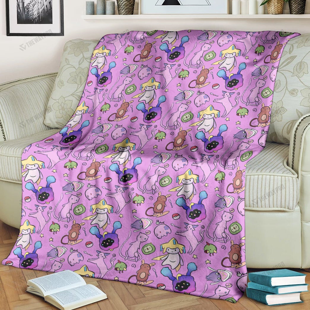 Psychic Type Monster Trainer Blanket 0224