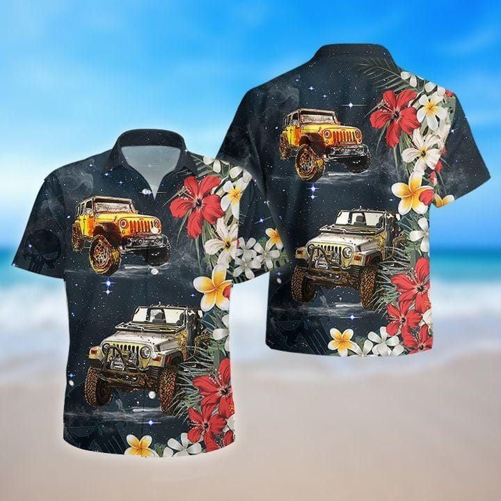 Polynesia Pattern Car Hawaiian Shirt 0523