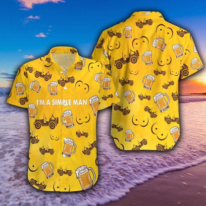 I'm A Simple Man Car Hawaiian Shirt 0523