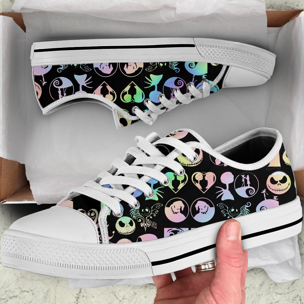 Spooky Night Nightmare Low Top Shoes 0523