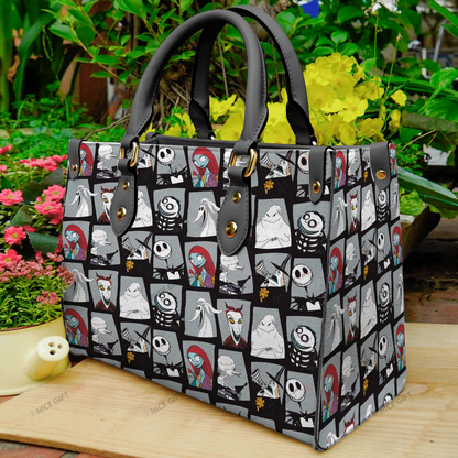 Spooky Night Nightmare Leather Handbag 0523