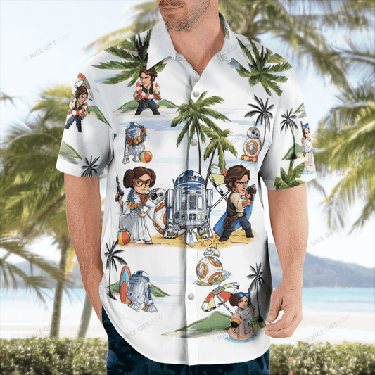 Lovely Couple The Force Hawaiian Shirt 0523