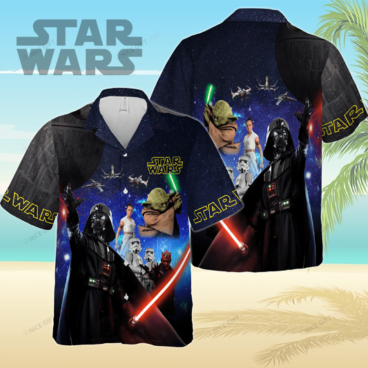 The Force Is Strong The Force Hawaiian Shirt 0523