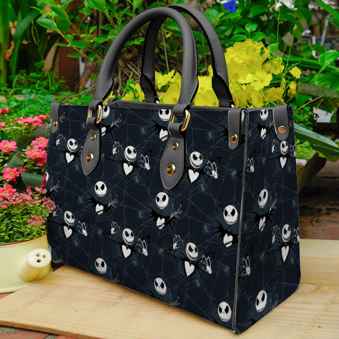 Pumpkin King Nightmare Leather Handbag 0523