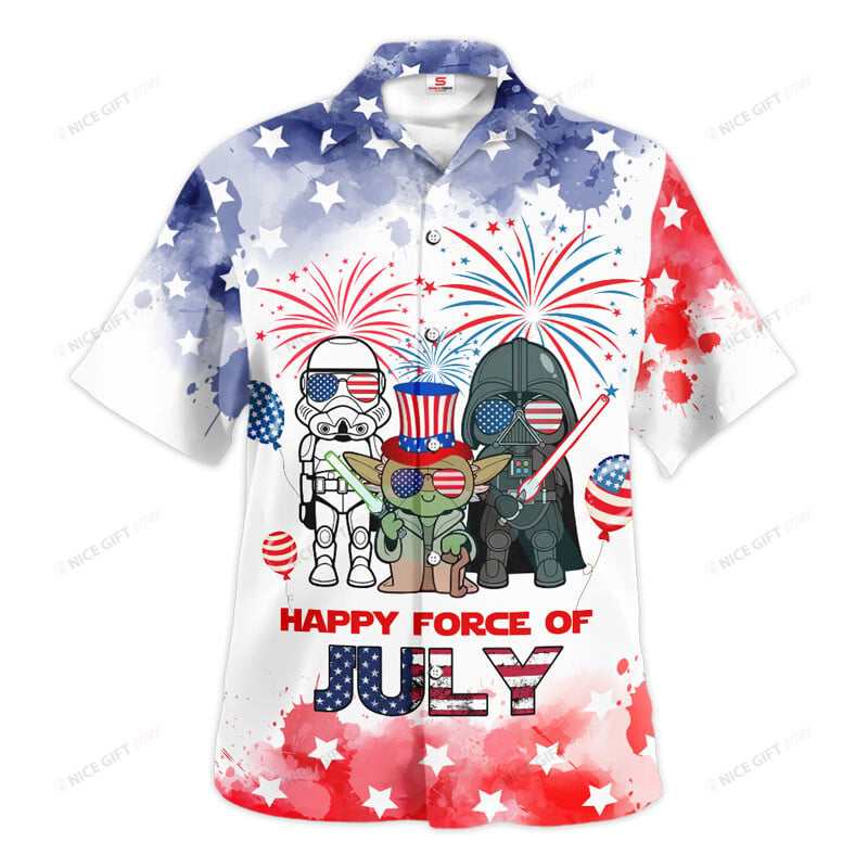 Happy Force Of July The Force Hawaiian Shirt 0523