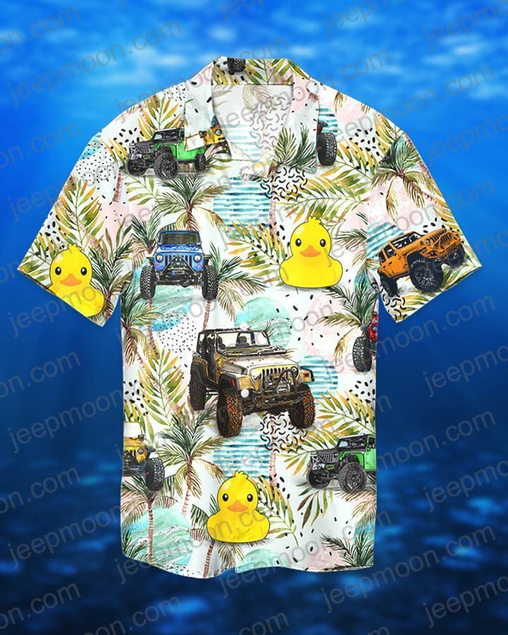 Tropical Pattern Car Hawaiian Shirt 0224