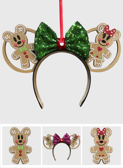 Merry Christmas - Personalized Mouse Ornament