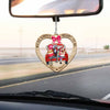 We&#39;re Simply Meant To Be - Personalized Nightmare Couple Car Ornament (Printed On Both Sides)