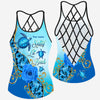 Salty Lil&#39; Beach - Personalized Turtle Cross Tank Top