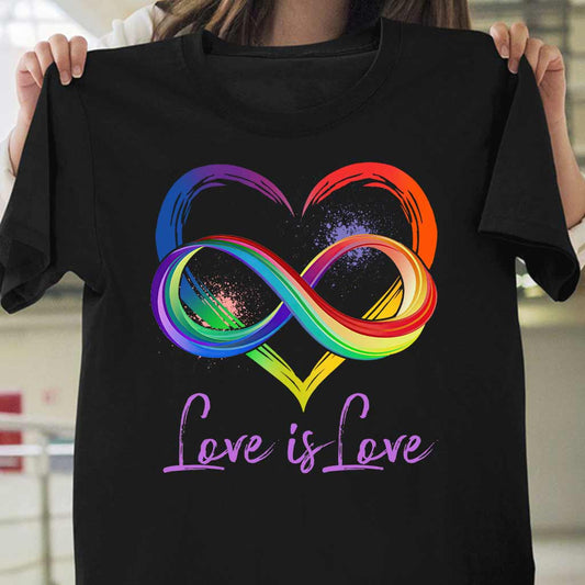 Love Is Love - Personalized LGBT Support T-shirt and Hoodie