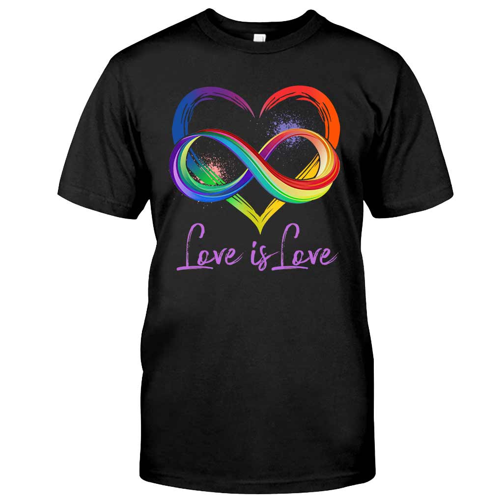 Love Is Love - Personalized LGBT Support T-shirt and Hoodie