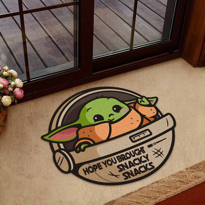 Hope You Brought Snacky Snacks - Shaped Doormat