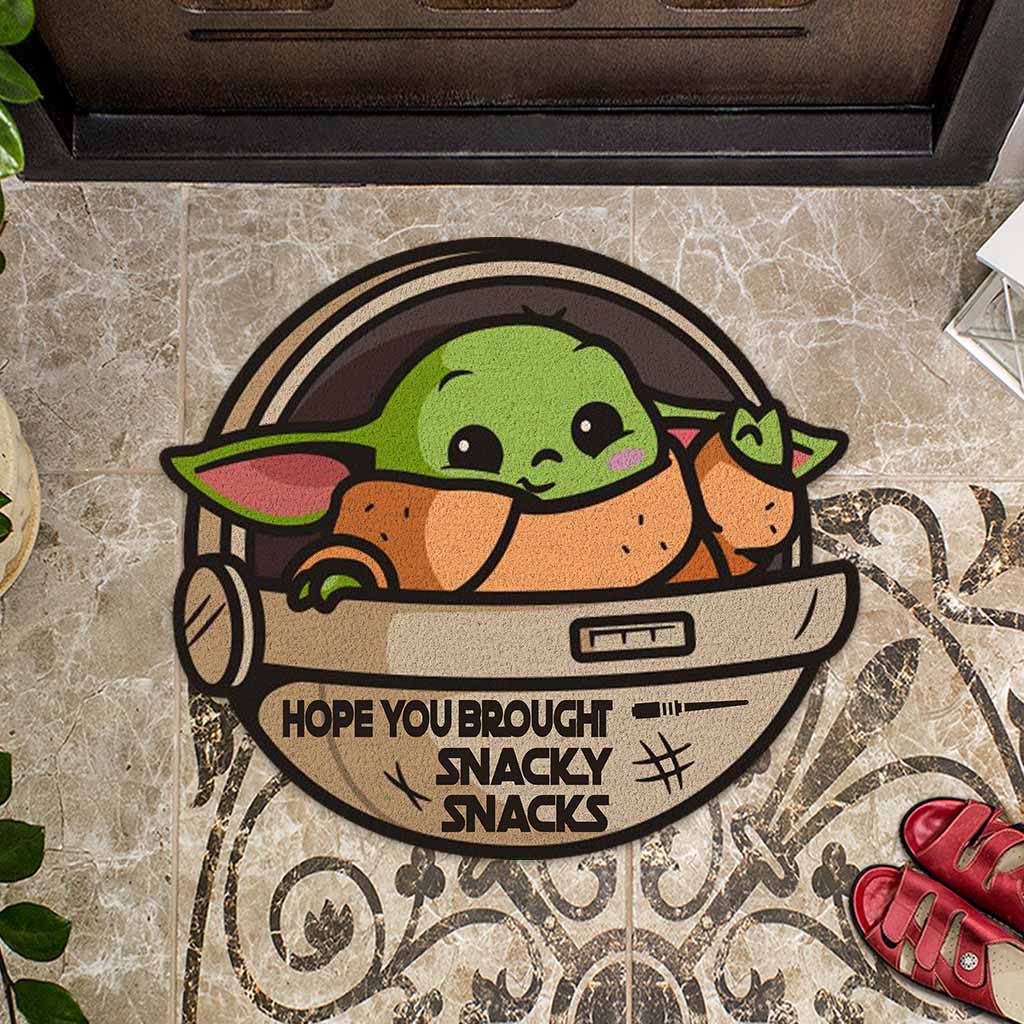 Hope You Brought Snacky Snacks - Shaped Doormat