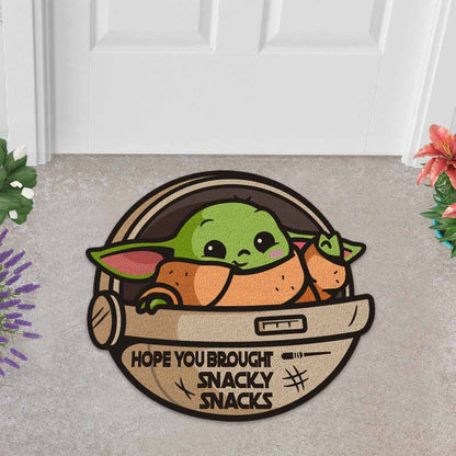 Hope You Brought Snacky Snacks - Shaped Doormat