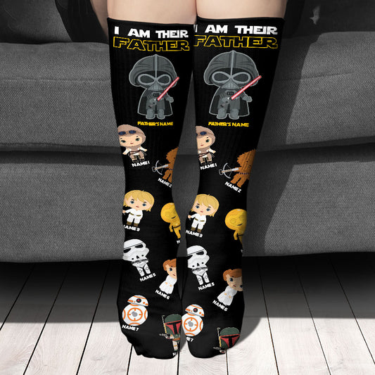 I Am Their Father - Personalized Father's Day Father Socks