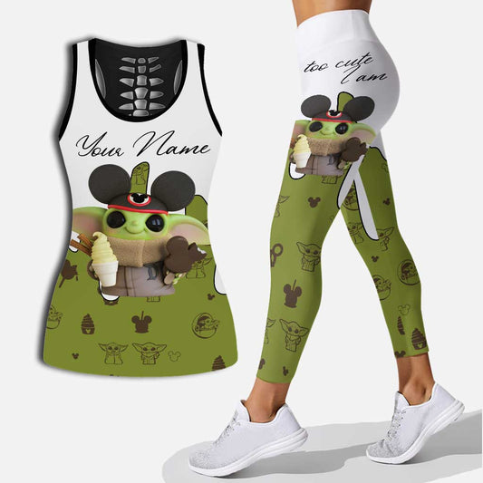 The Child - Personalized The Force Hollow Tank Top and Leggings