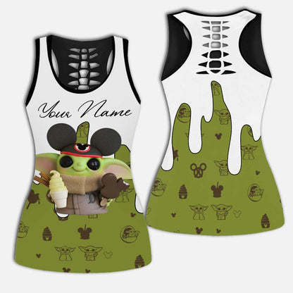 The Child - Personalized The Force Hollow Tank Top and Leggings