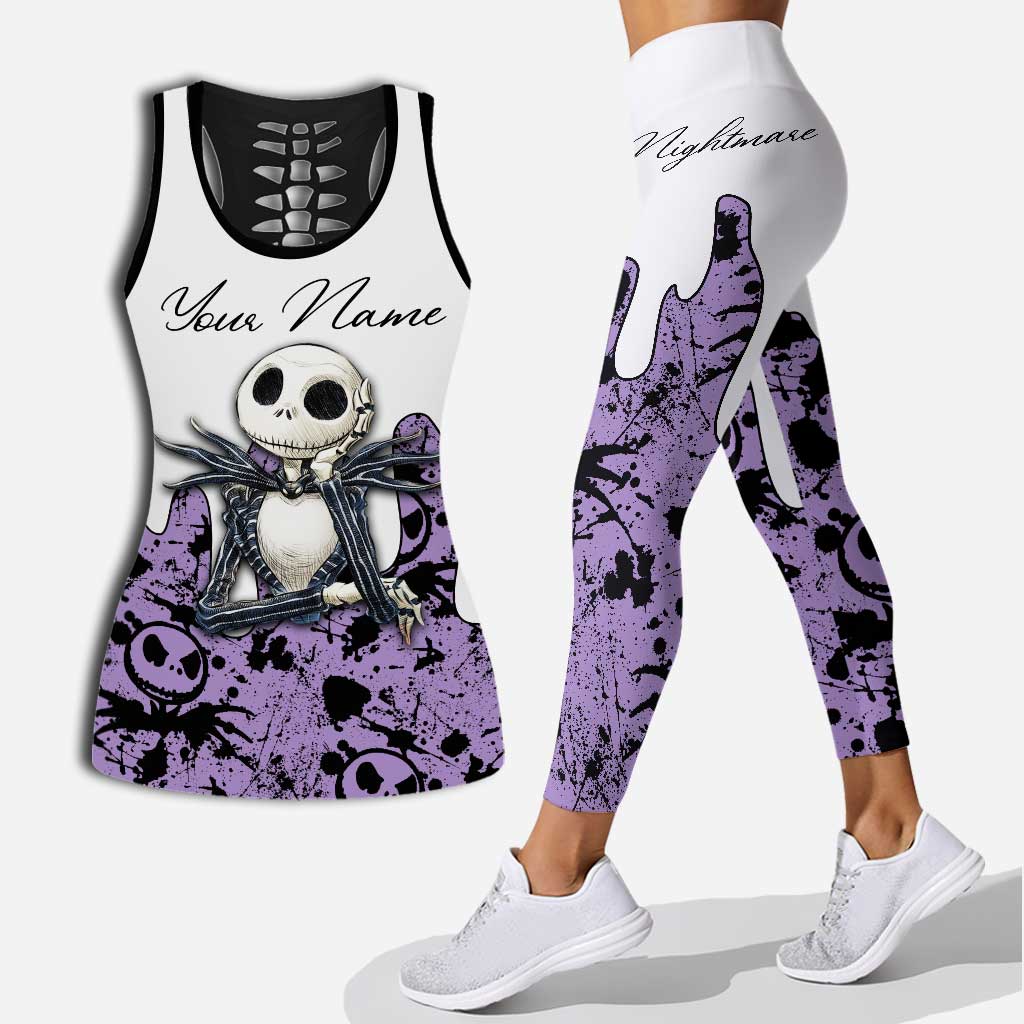 Nightmare - Personalized Hollow Tank Top and Leggings