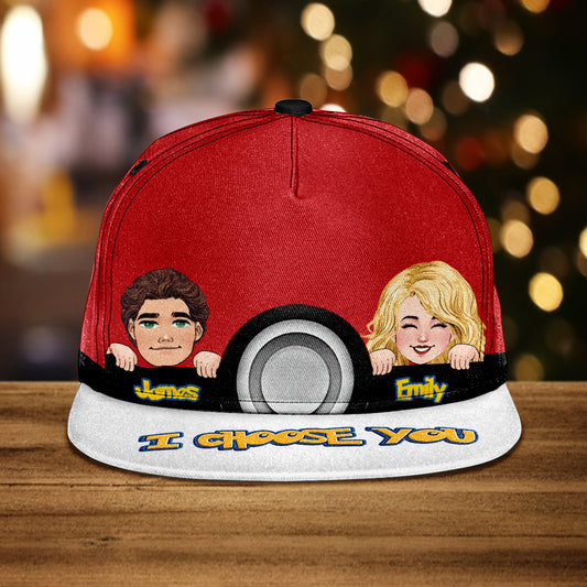 I Choose You - Personalized Monster Trainer Snapback