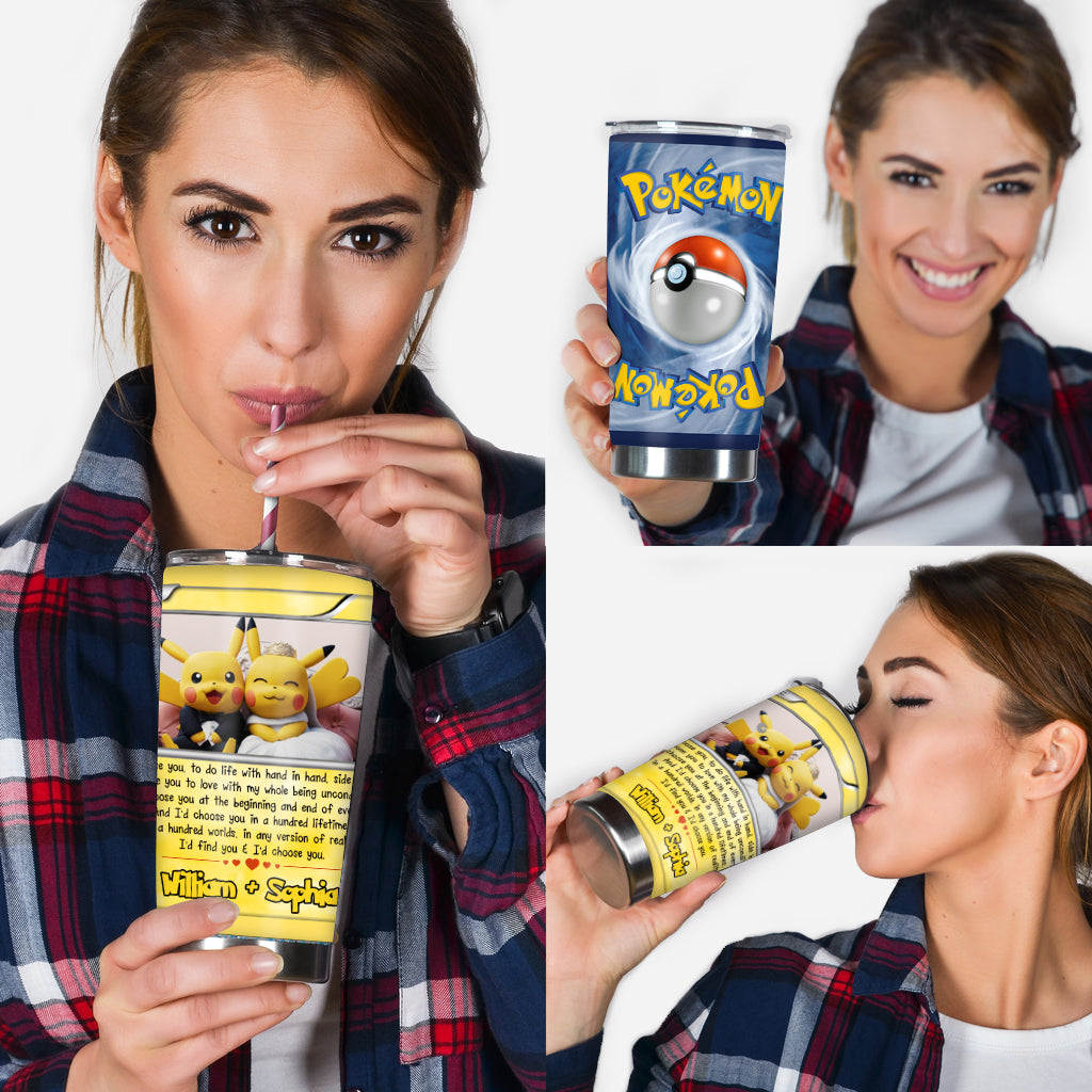 I Choose You - Personalized Monster Trainer Tumbler